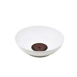 Jaune de Chrome, Tellure, Small salad bowl, white