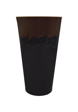 Jaune de Chrome, Paysage Kilimanjaro, Cone vase, small