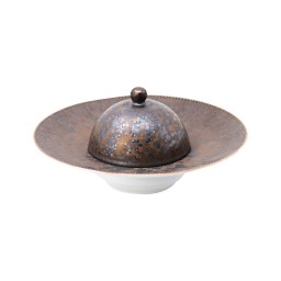 Jaune de Chrome, Aguirre, Large soup plate with rim, bolero