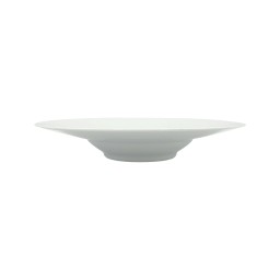 Jaune de Chrome, Tellure, White rim soup plate, JDC