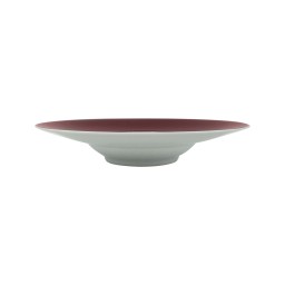 Jaune de Chrome, Tellure, Purple rim soup plate, JDC