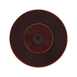 Jaune de Chrome, Tellure, Purple rim soup plate, JDC