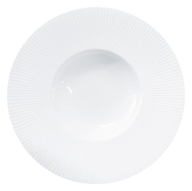 J.L Coquet, Bolero White Satin, Jdc rim soup plate