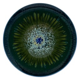 Jaune de Chrome, Cyclone, Flat round dish, maxi