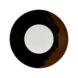 Jaune de Chrome, Paysage Kilimanjaro, Rim soup plate, JDC