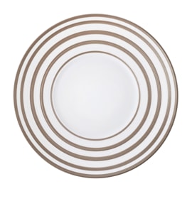J.L Coquet, Hémisphère Grey Metallic, Dinner plate