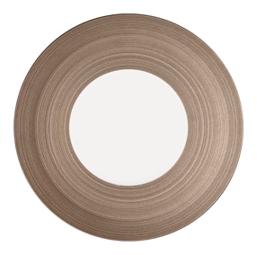 J.L Coquet, Hémisphère Grey Metallic, 29cm plate