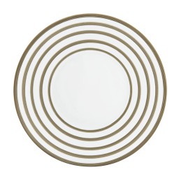 J.L Coquet, Hémisphère Grey Metallic, 29cm plate