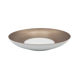 J.L Coquet, Hémisphère Grey Metallic, Pasta plate, medium