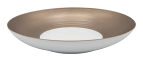 J.L Coquet, Hémisphère Grey Metallic, Pasta plate, medium