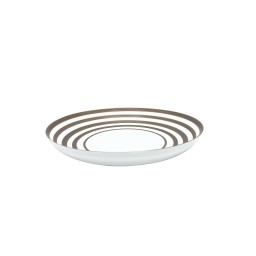J.L Coquet, Hémisphère Grey Metallic, Pasta plate, medium