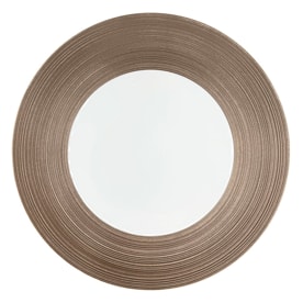 J.L Coquet, Hémisphère Grey Metallic, Asian plate, large