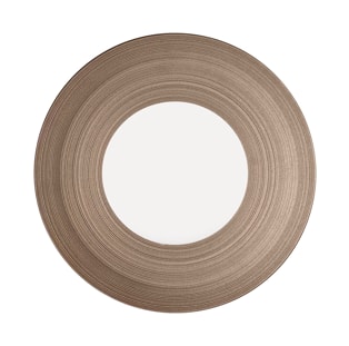 J.L Coquet, Hémisphère Grey Metallic, Dessert plate