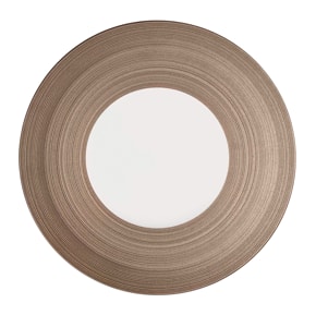 J.L Coquet, Hémisphère Grey Metallic, Dinner plate