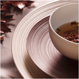 J.L Coquet, Hémisphère Grey Metallic, Gourmet plate