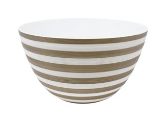 J.L Coquet, Hémisphère Grey Metallic, Salad serving bowl, medium
