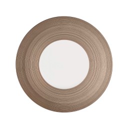 J.L Coquet, Hémisphère Grey Metallic, Mid-sized plate