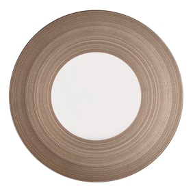 J.L Coquet, Hémisphère Grey Metallic, Mid-sized plate