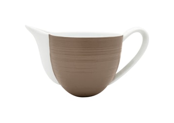 J.L Coquet, Hémisphère Grey Metallic, Creamer with handle, large