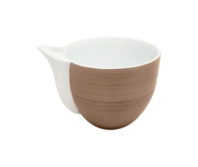 J.L Coquet, Hémisphère Grey Metallic, Creamer, small