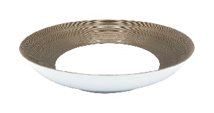 J.L Coquet, Hémisphère Grey Metallic, Hollow dish