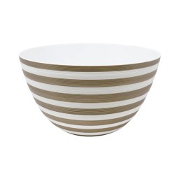 J.L Coquet, Hémisphère Grey Metallic, Salad serving bowl, maxi