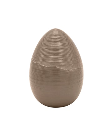 J.L Coquet, Hémisphère Grey Metallic, Egg, small