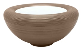 J.L Coquet, Hémisphère Grey Metallic, Bubble bowl