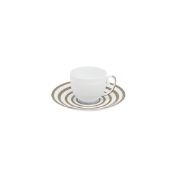 J.L Coquet, Hémisphère Grey Metallic, Coffee cup