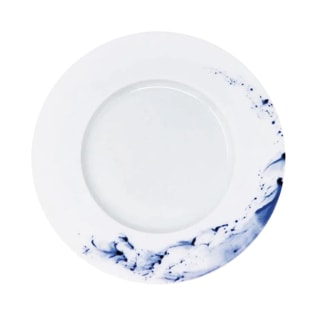 Jaune de Chrome, Blue impression, Bread and butter plate