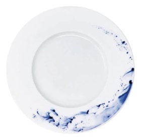 Jaune de Chrome, Blue impression, Presentation plate