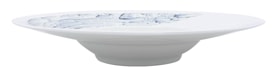 Jaune de Chrome, Blue impression, Rim soup plate, JDC
