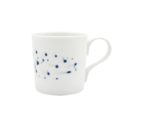 Jaune de Chrome, Blue impression, Coffee cup