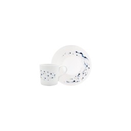 Jaune de Chrome, Blue impression, Coffee cup