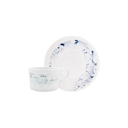 Jaune de Chrome, Blue impression, Tea cup