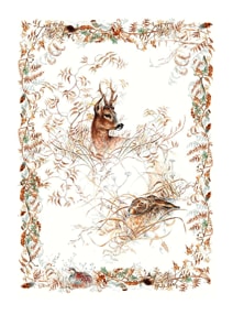 Gien, Sologne, Tea towel, set of 2