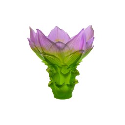 Daum, Jardin de Lotus, Large vase, limited edition