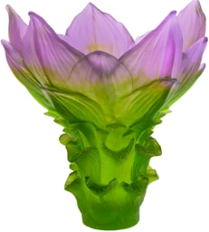 Daum, Jardin de Lotus, Large vase, limited edition