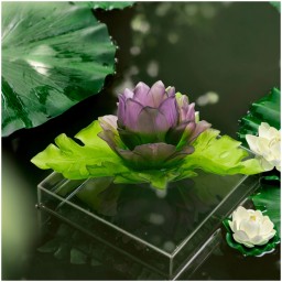 Daum, Jardin de Lotus, Duo centerpiece, limited edition