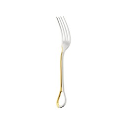Christofle, Carrousel, silver plated, Dinner fork, partially gilded