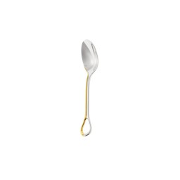 Christofle, Carrousel, silver plated, Dessert spoon, partially gilded