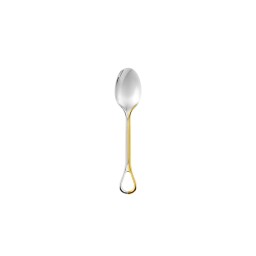 Christofle, Carrousel, silver plated, Dessert spoon, partially gilded