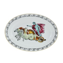 Ginori 1735, Il viaggio di Nettuno, Oval platter Chariot