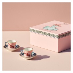 Ginori 1735, Il viaggio di Nettuno, Set of 2 coffee cups and saucers