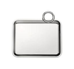 Christofle, Vertigo accessories, Rectangular tray with one handle, small