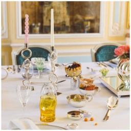 Christofle, Vertigo accessories, 4-ring candlestick