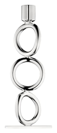 Christofle, Vertigo accessories, 3-ring candlestick