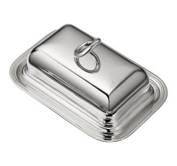 Christofle, Vertigo accessories, Butter dish
