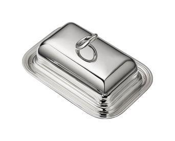 Christofle, Vertigo accessories, Butter dish