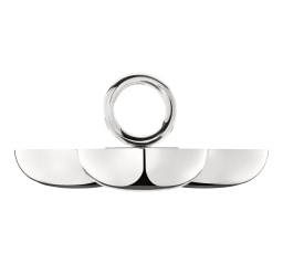 Christofle, Vertigo accessories, 3-part server, small